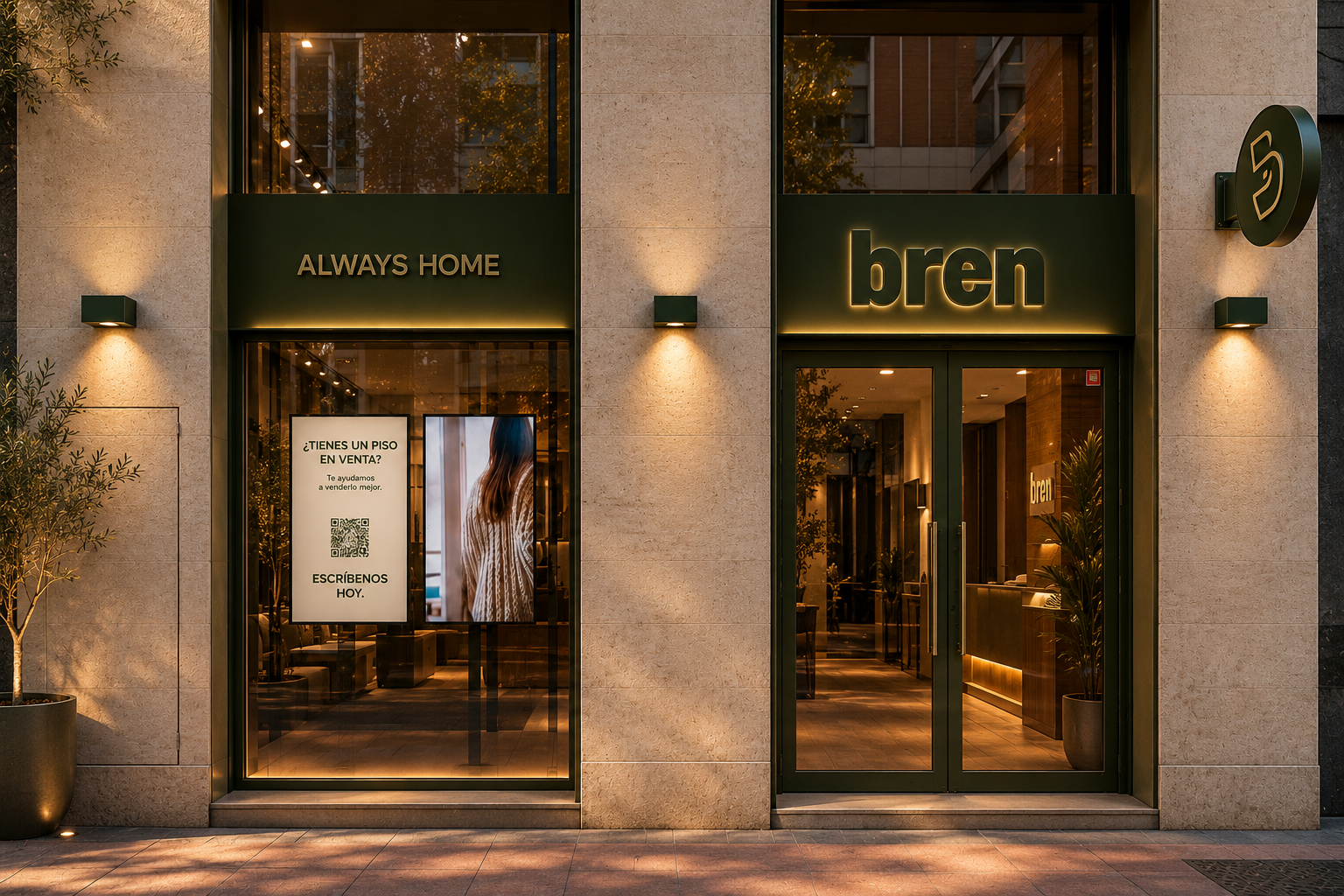 Fachada · Atardecer — Bren by Students Madrid