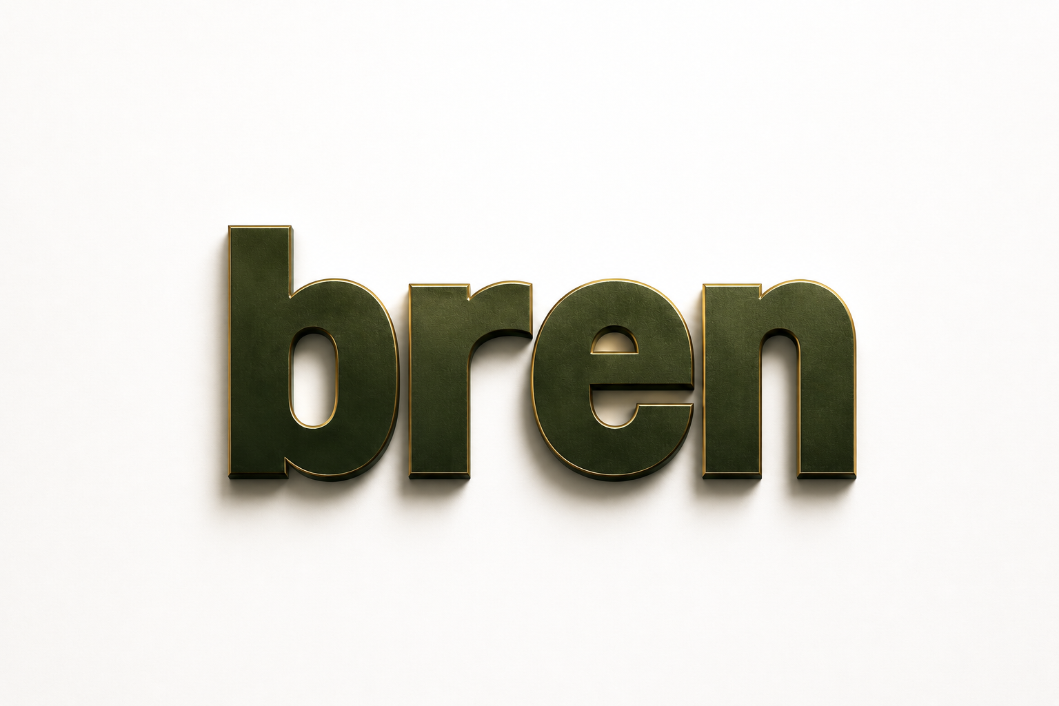 Logotipo · Oro — Bren by Students Madrid