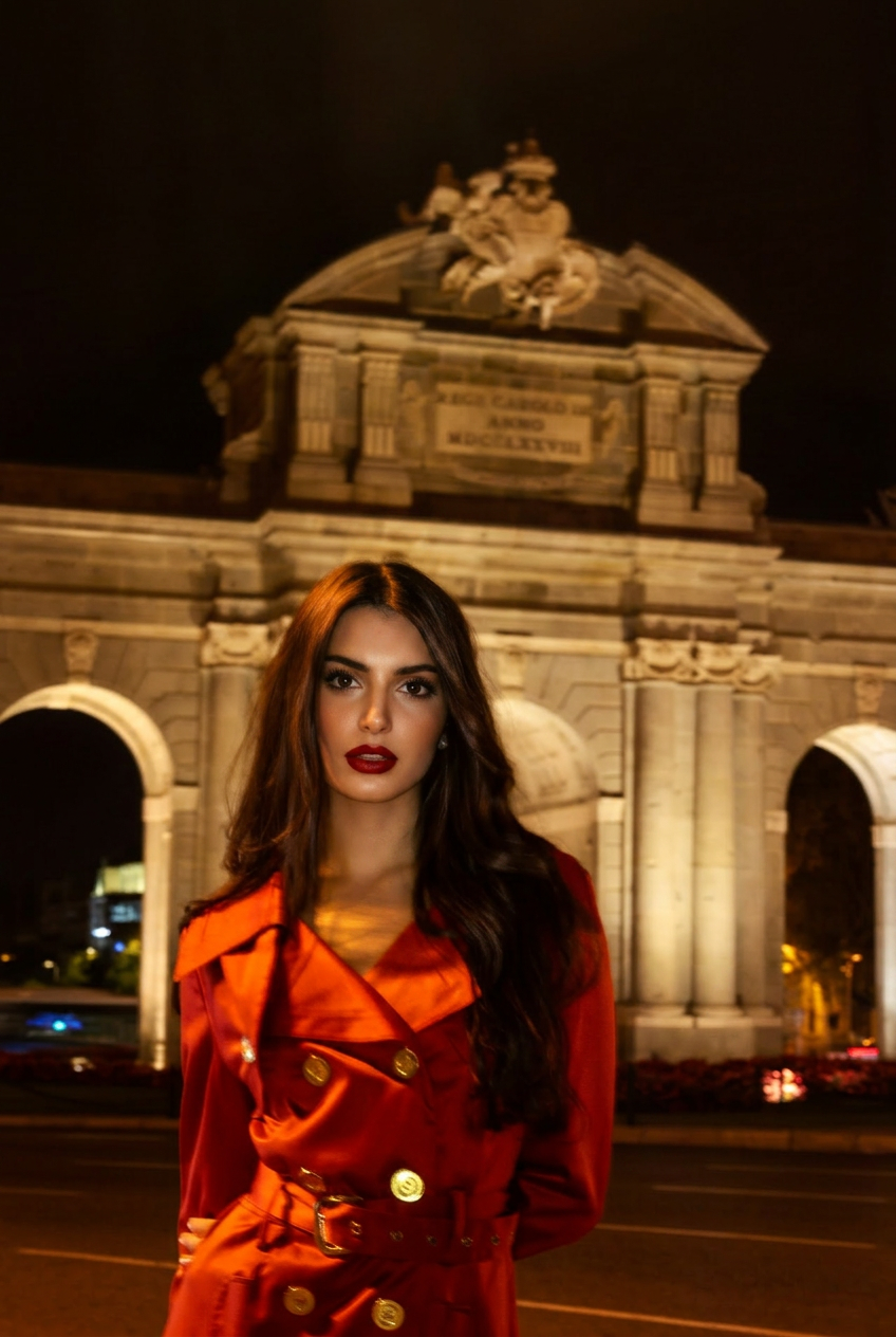 Lady in Red — Puerta de Alcalá